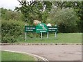 SP6640 : Silverstone Golf Club sign by Duncan Lilly