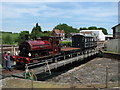 Turntable at Yeovil Junction station