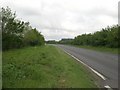 A148 Fakenham bypass looking west from junction with Watermoor Lane