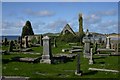 NC3968 : Balnakeil church and graveyard by Bob Jones
