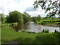 The River Wyre near to the car park, Garstang