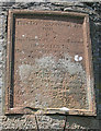 NX9585 : Clonfeckle Tower Inscription by Walter Baxter