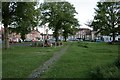 West Green and War Memorial