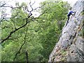 NO0143 : Climbing at Polney Crag by Doug Lee