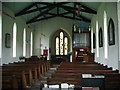 SD7586 : Interior of St John Church, Cowgill by Alexander P Kapp
