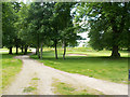 Public footpath crossing Dunham Forest Golf Course