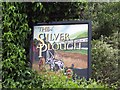 SU2131 : Sign for the Silver Plough, Pitton by Maigheach-gheal