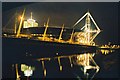 Millennium Stadium floodlit