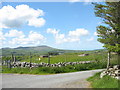 Covered reservoir above Garndolbenmaen