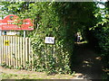 Footpath beside Wingham Primary school