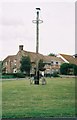 Sturminster Marshall: the maypole on the village green