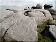 SK1196 : Rocks at Bleaklow Stones by John Fielding