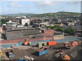 Demolition work - view from the Geographical Association Office