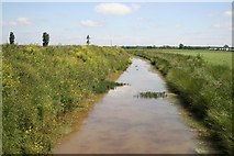 TF0971 : Stainfield Fen drain by Richard Croft