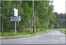 NJ6912 : Cluny crossroads by Stanley Howe