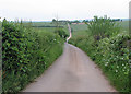 Private road to Lower Foxhall, Kingstone