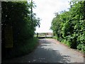 Closed Road Across Croxden Quarry