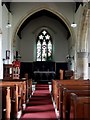 Interior of St Chad, Harpswell