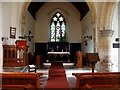 Interior of St Chad, Harpswell