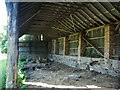NY1228 : Interior of Barn at Southwaite Farm by Alexander P Kapp