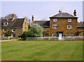 Houses around Warmington village green