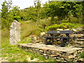 Memorial Stone and Seat in Mary