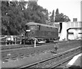 Electric locomotive at Acton Town