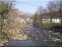 SH5948 : Meeting of Two Rivers at Beddgelert by Trevor Rickard
