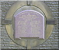 1898 Plaque at Water Treatment Works