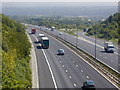 M20 from bridge at Wrotham