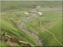 NT1814 : Grey Mare's Tail car park by Callum Black