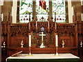 NY0529 : Altar screen, St Luke's Church, Clifton by Alexander P Kapp