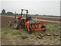 Massey Ferguson with trial drill