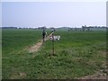 Footpath at White House Farm, Bozeat