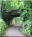 Disused railway bridge near Loders