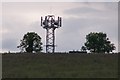 Phone mast near Cleat Hill