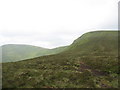 SJ0834 : The boggy north slope of Cadair Bronwen by Eric Jones