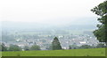 The town of Bala from the Fron col