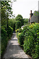 Looking along Orange Lane towards Station Road, Over Wallop