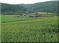 View to Flanesford Priory from Goodrich Castle