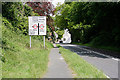 Approaching the crossroads at Middle Wallop on the A343