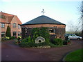 Post mill roundhouse in Upton, Nottinghamshire