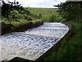 Scargill Reservoir overflow to Spillway after heavy rain