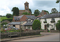 SO5429 : Village scene, Hoarwithy by Pauline E