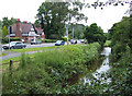 Smestow Brook and A454, Wightwick, near Wolverhampton