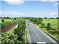 NY2649 : Road and railway by Alexander P Kapp
