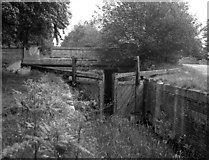 SU9456 : Pirbright Bridge and Deepcut Bottom Lock, Basingstoke Canal by Dr Neil Clifton