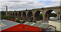 Railway Viaduct and Calder Vale Shed Chimney