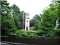 Clock tower in Memorial Grounds