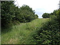 Footpath north to Brickhouse Wood